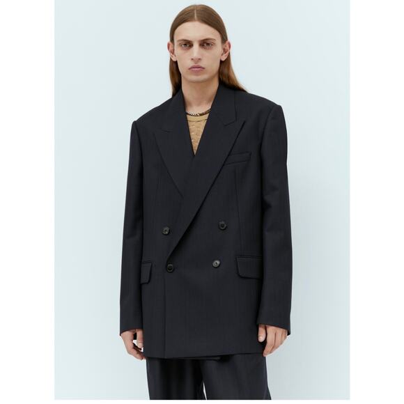 Dries Van Noten Jackets & Blazers - Dries Van Noten Byla Double Breasted Jacket Blazer in Black 34 US 2